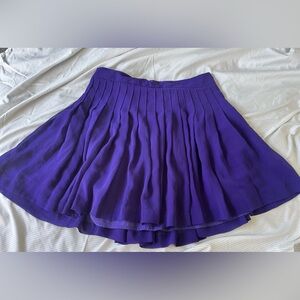 Gap purple pleated skirt